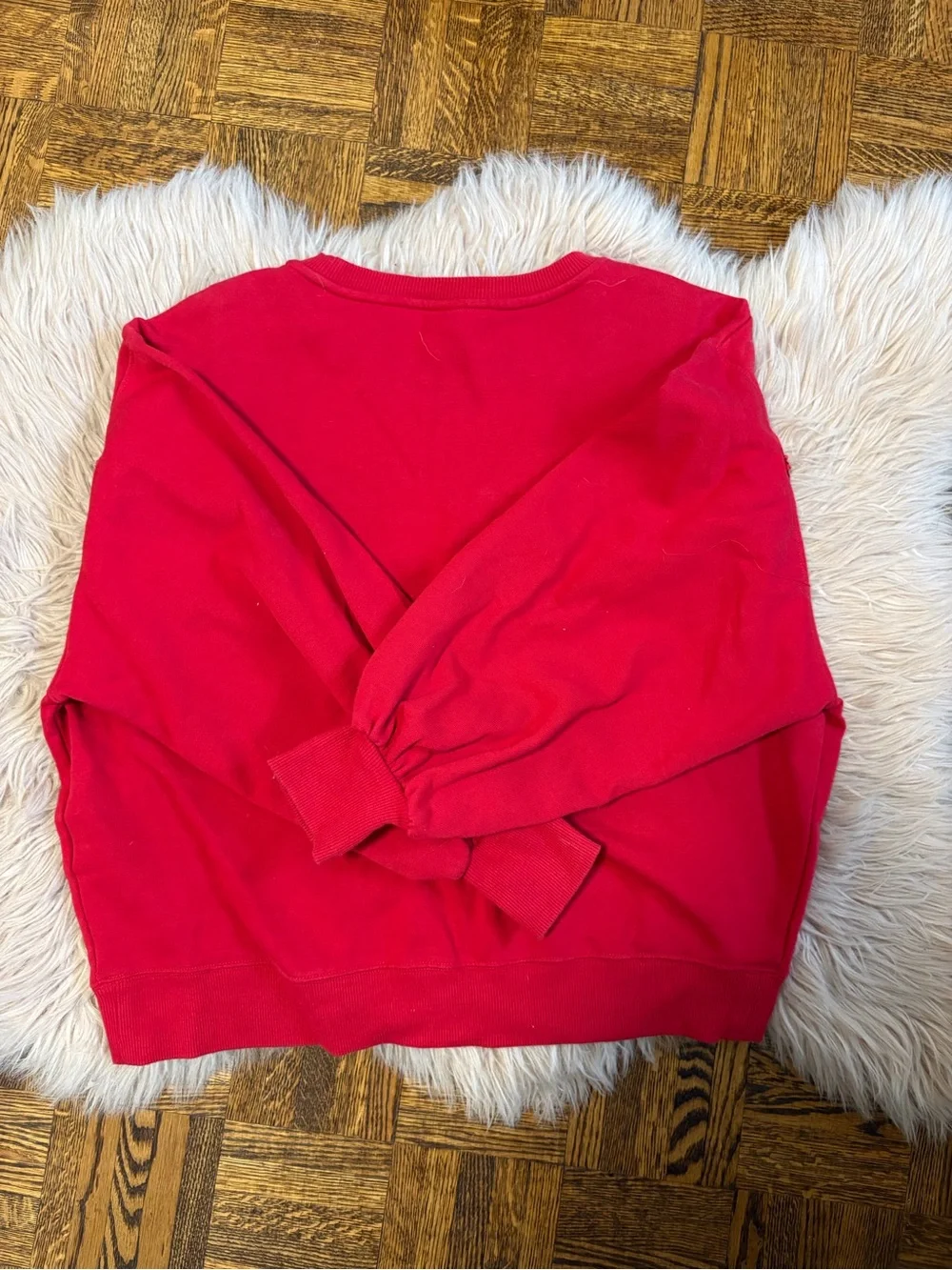 H&M Red Beaded Detail Sweatshirt - Picture 2 of 3